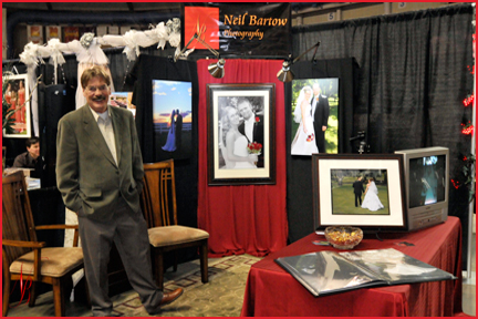 Here's a snapshot of what the Neil Bartow Photography booth looked like